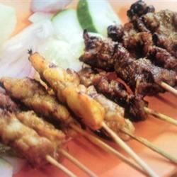 Grilled Singapore Satay