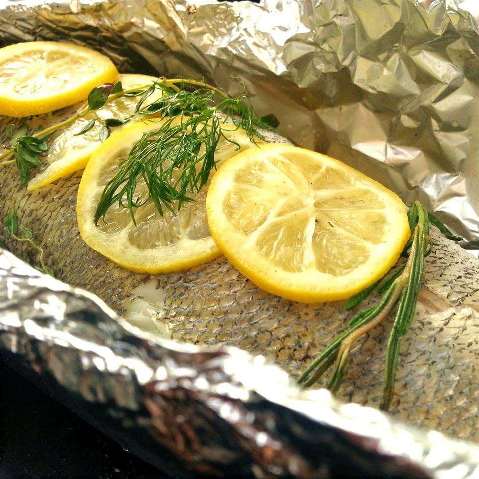 Grilled Steamed Pickerel