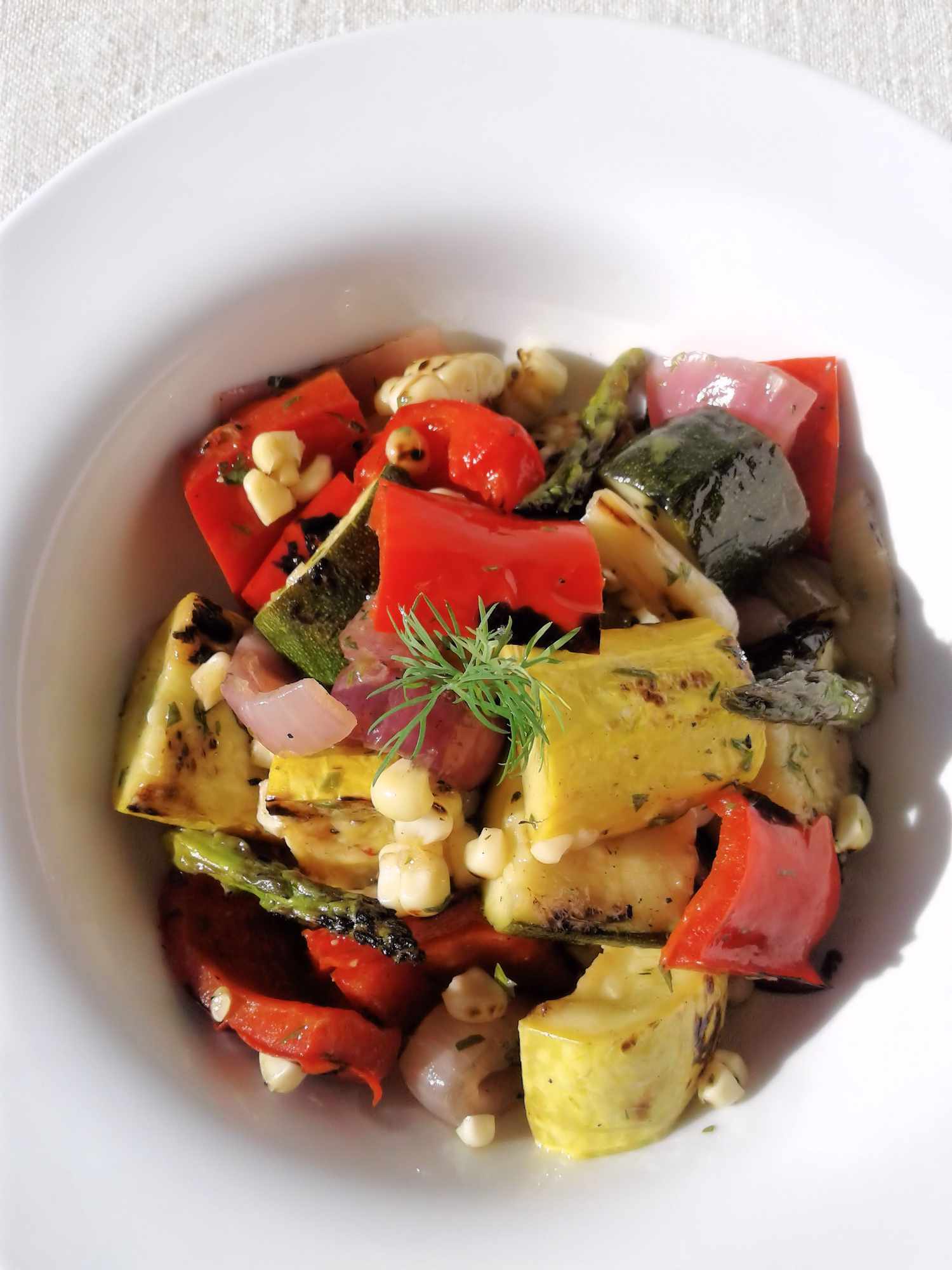 Grilled Summer Vegetable Salad