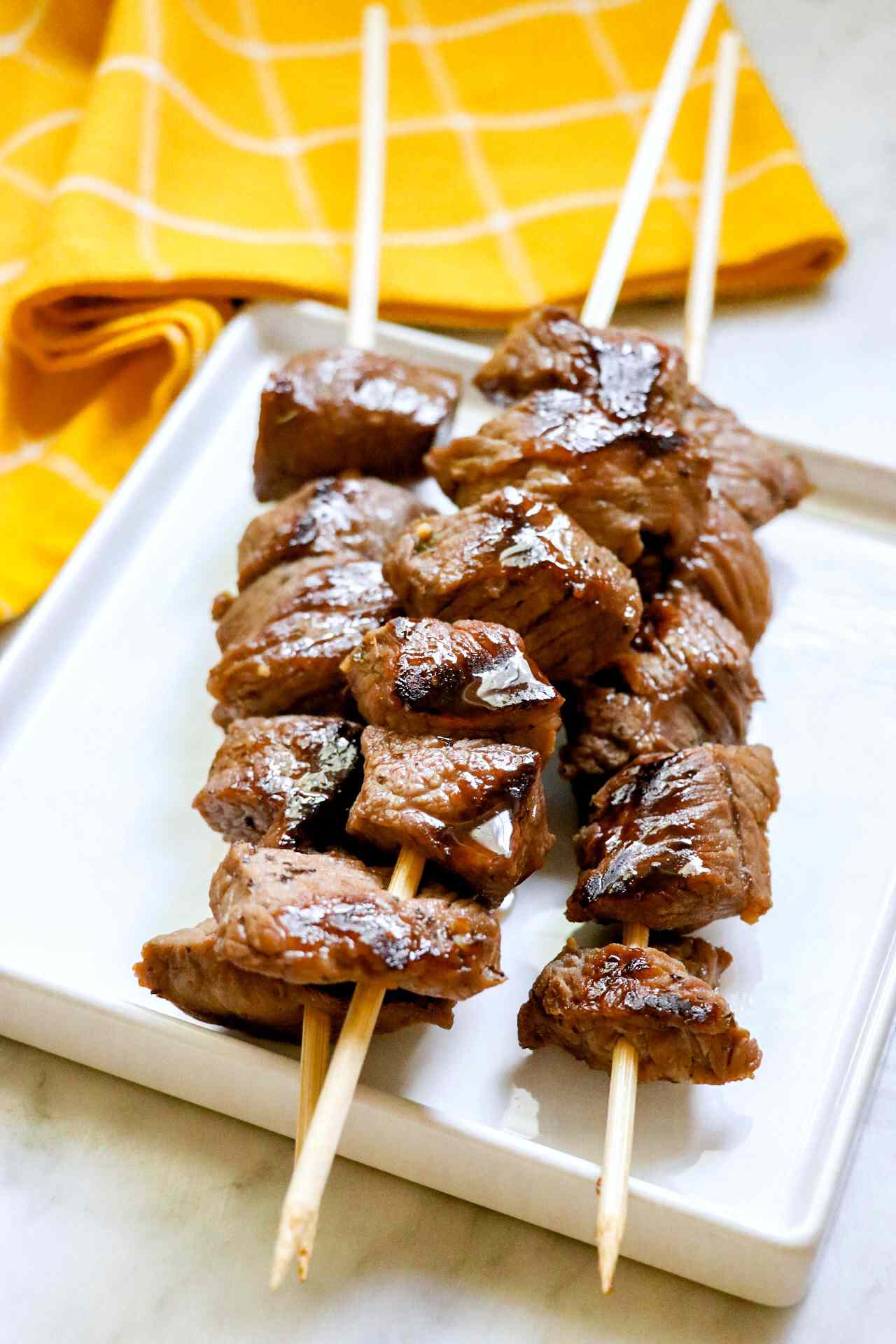 Grilled Sweet Steak Bites