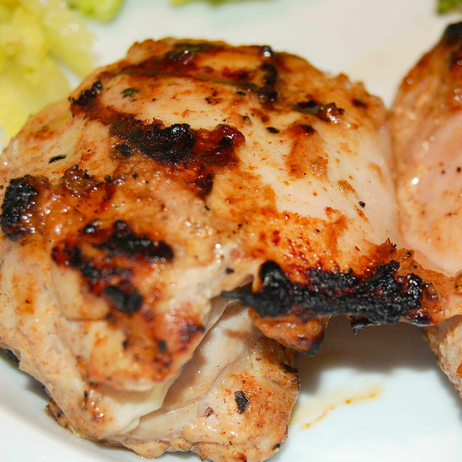 Grilled Tandoori Chicken Thighs with Yogurt Marinade
