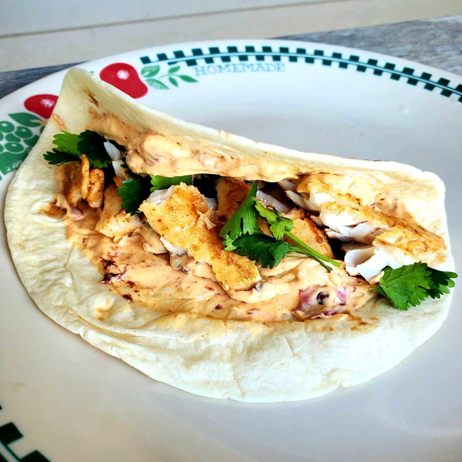 Grilled Tex-Mex Fish Tacos with Chipotle Spread