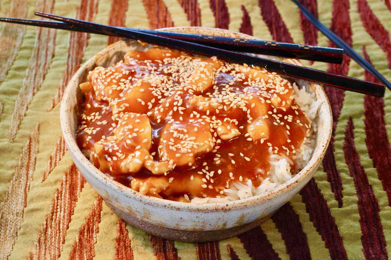 Guilt-Free Honey-Sesame Chicken