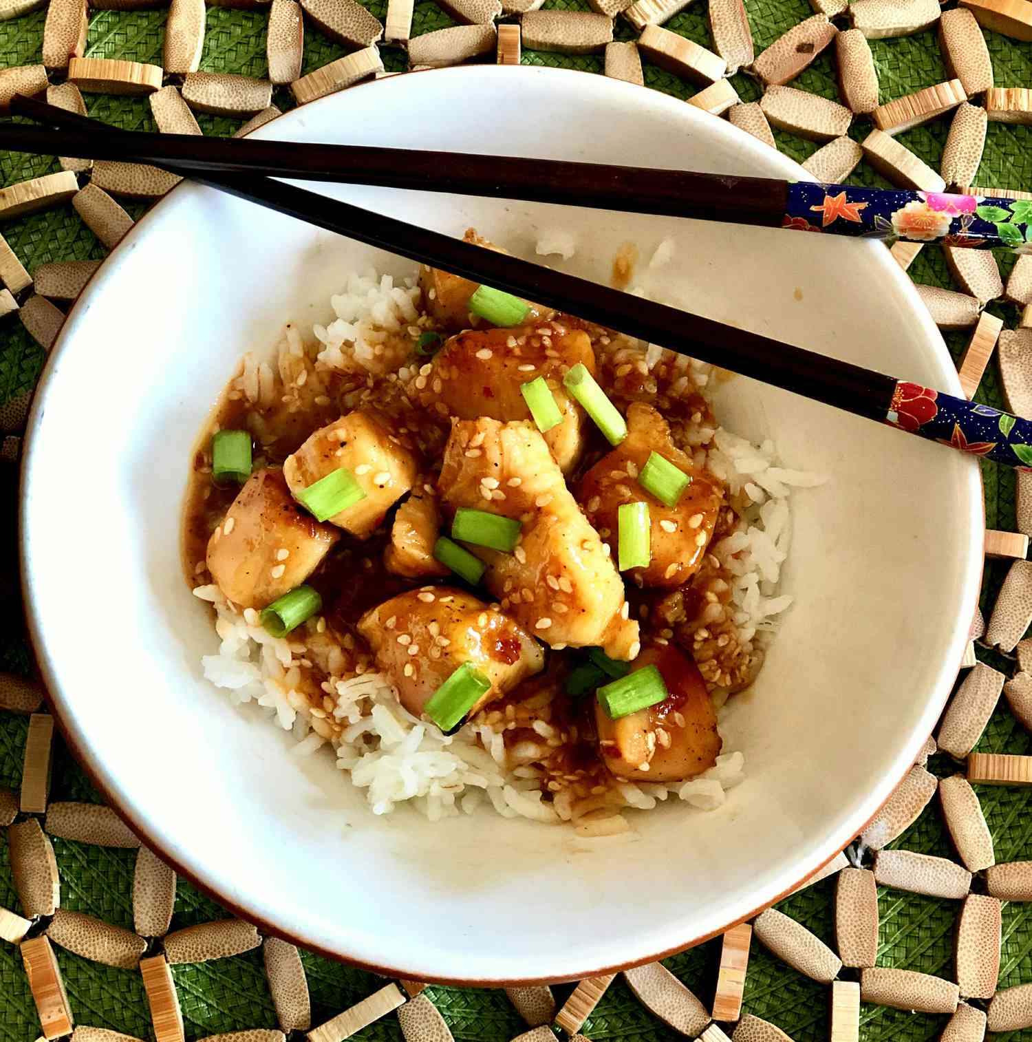 Guilt-Free Honey Sesame Chicken