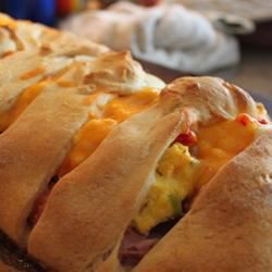 Ham and Egg Breakfast Braid