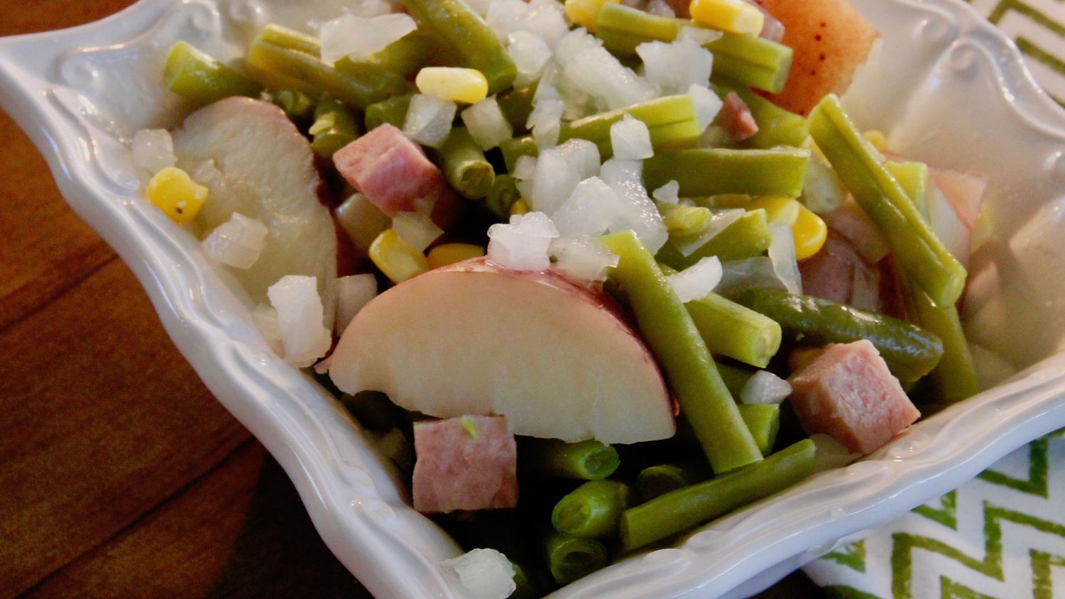 Ham and Green Bean Skillet