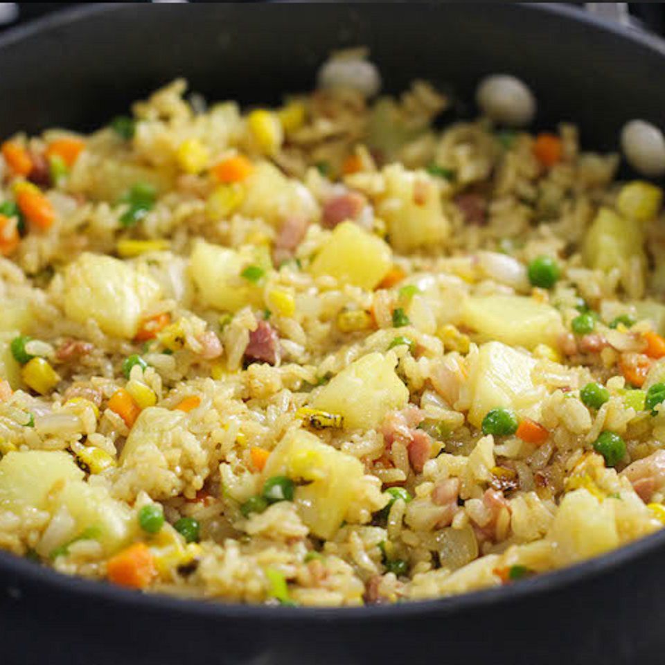 Ham and Pineapple Fried Rice