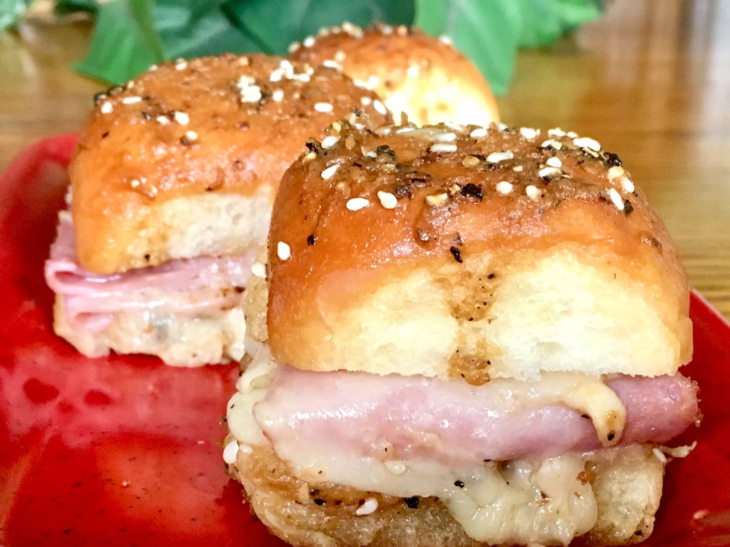 Ham and Swiss Sliders