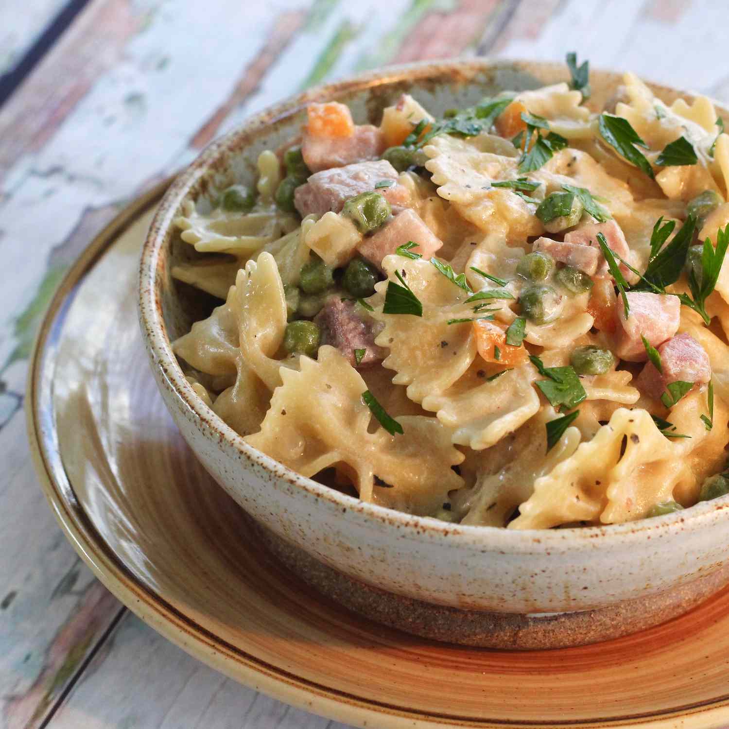 Ham and Veggie Pasta