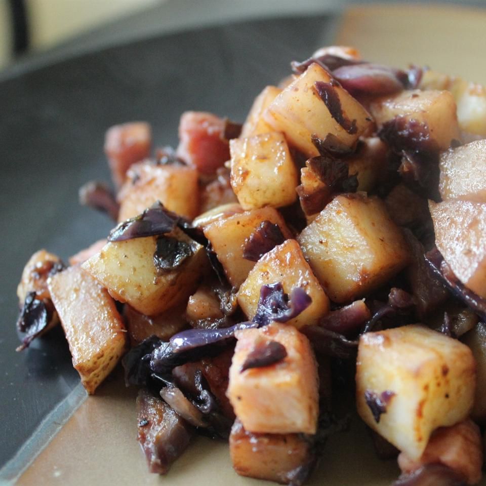 Ham, Cabbage, and Potato Skillet