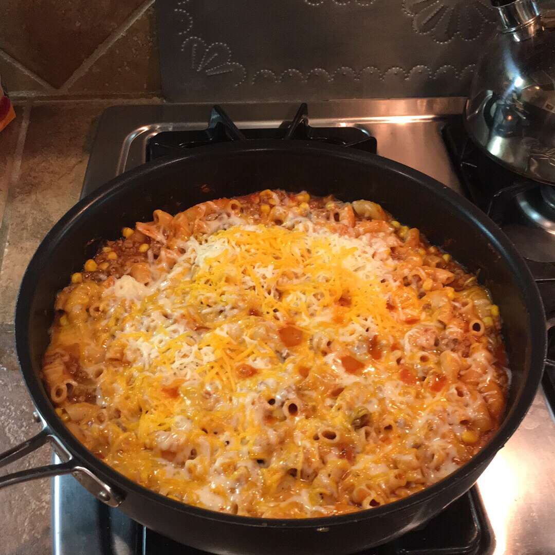 Hamburger Macaroni Casserole