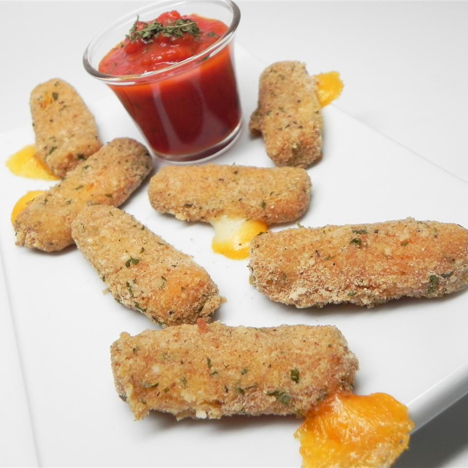 Healthy Baked Mozzarella Sticks