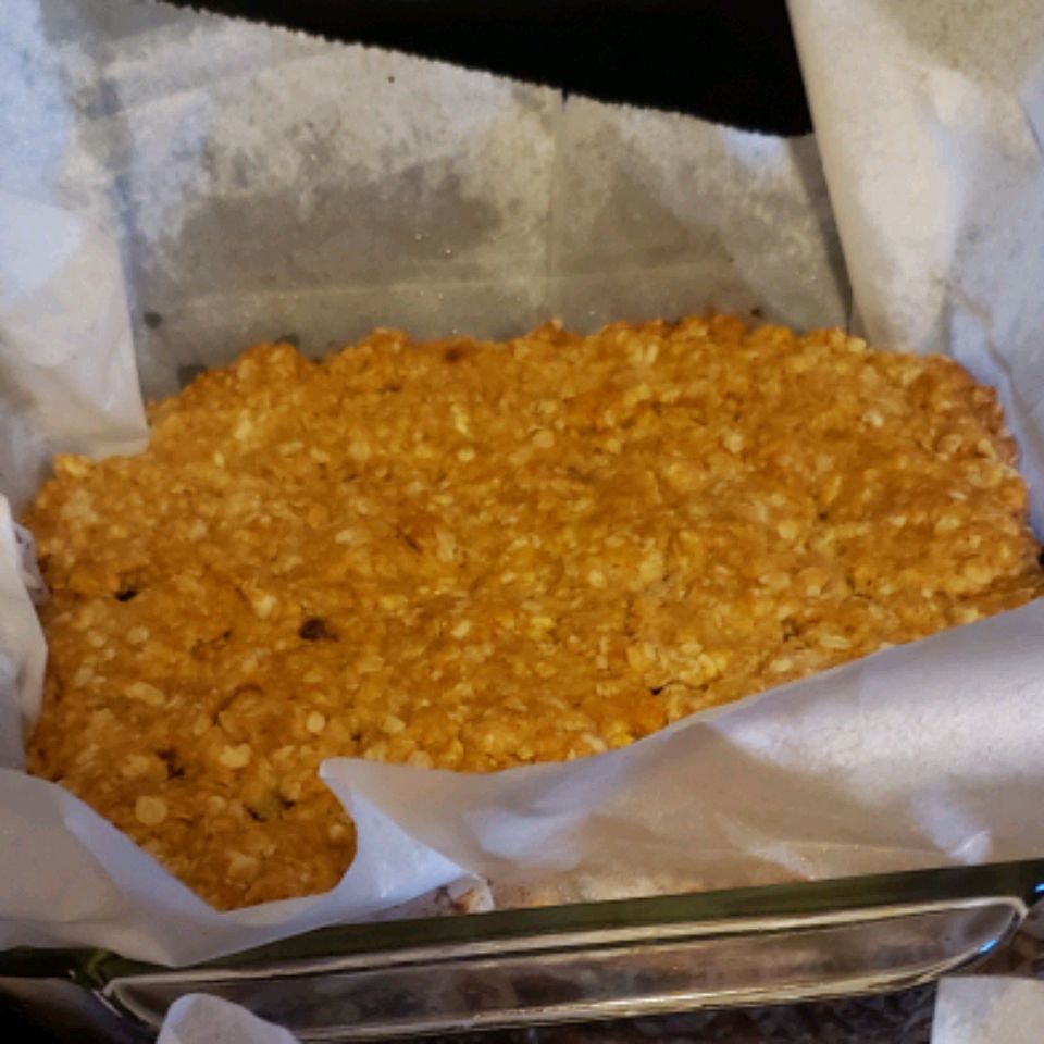 Healthy Date Squares with Oatmeal