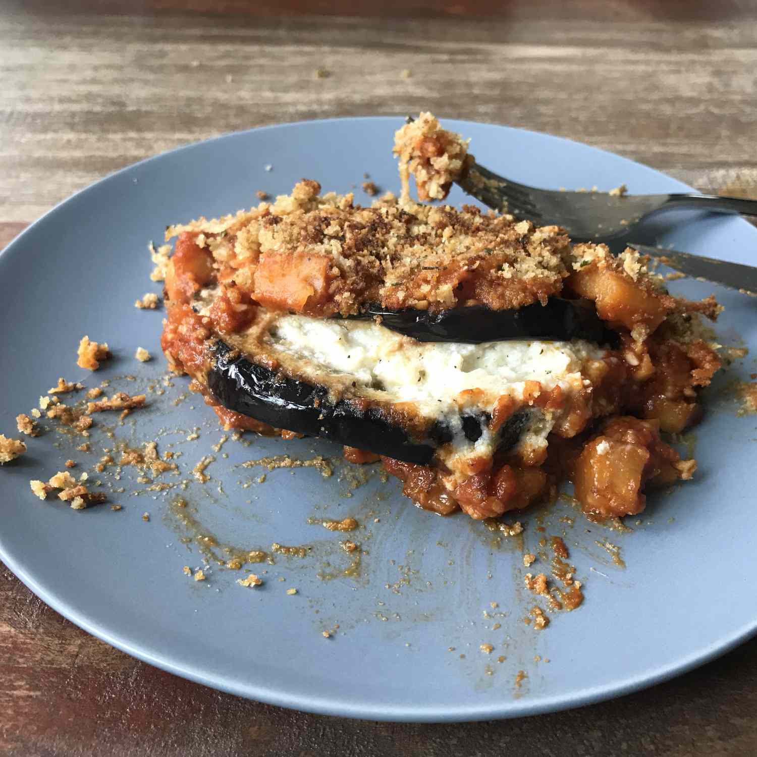 Healthy Eggplant Parmesan Casserole