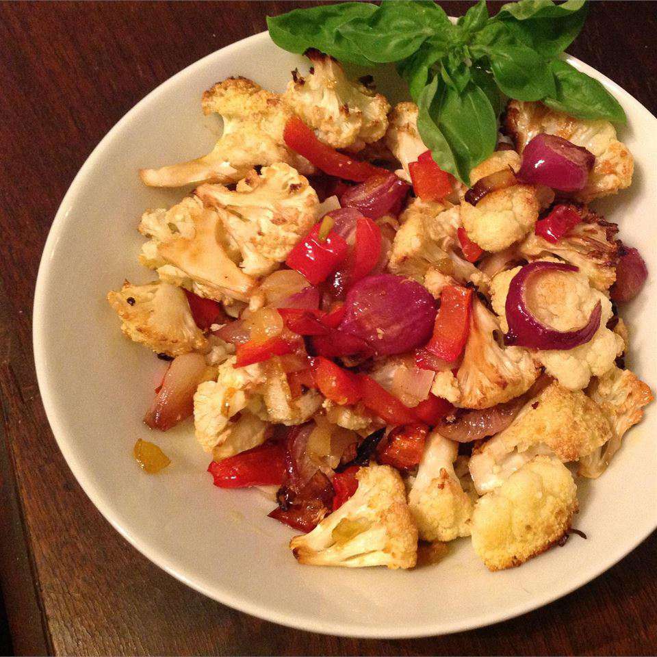 Healthy Italian Roasted Cauliflower
