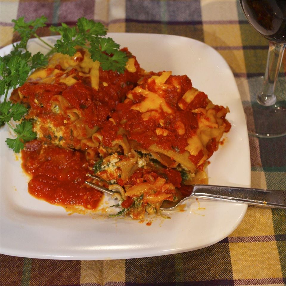 Healthy Lasagna Roll Ups
