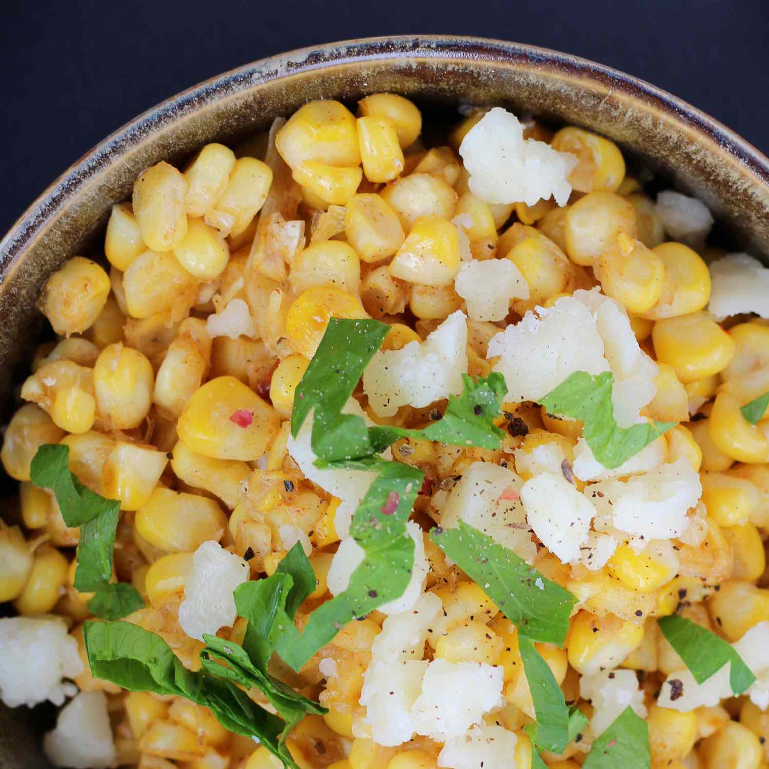 Healthy Skillet Mexican Corn