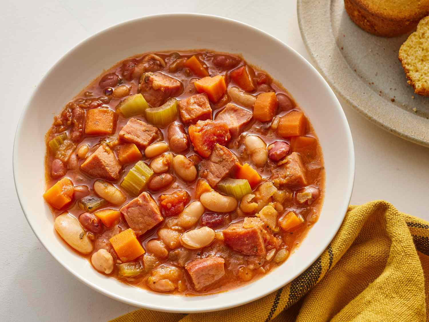 Hearty Bean and Ham Soup
