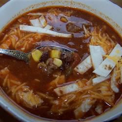 Hearty Beef Enchilada Soup
