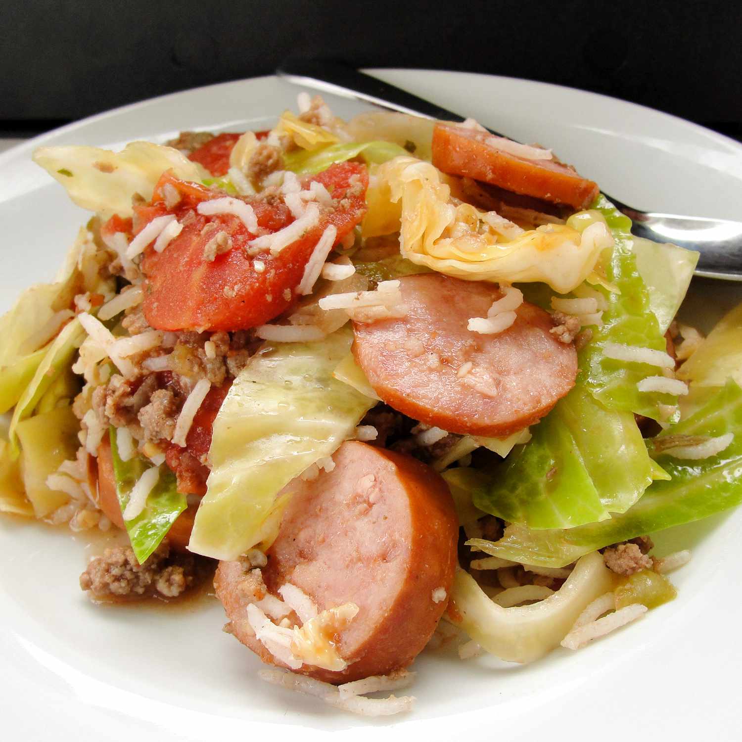 Hearty Cabbage Jambalaya