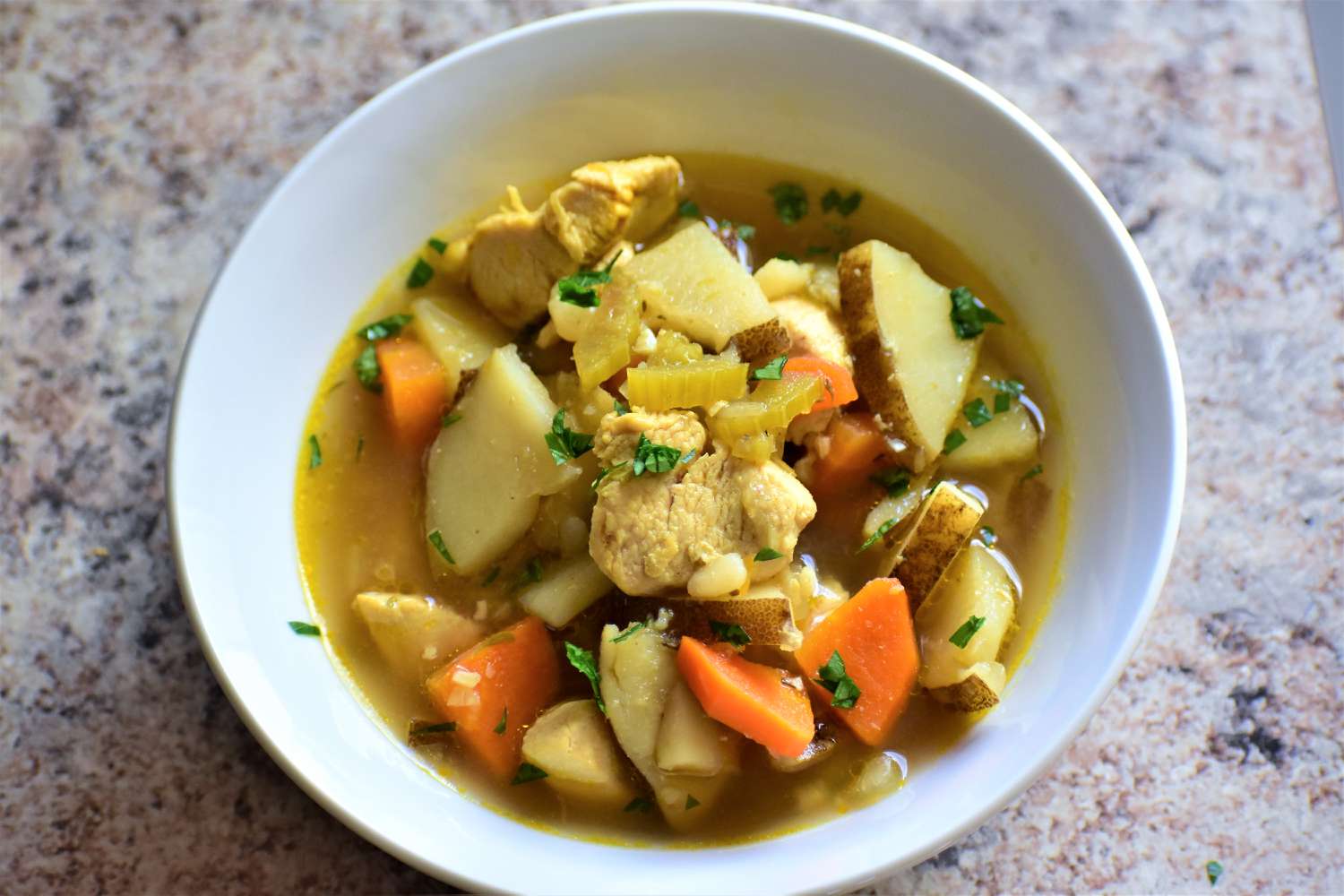 Hearty Chicken and Potato Soup
