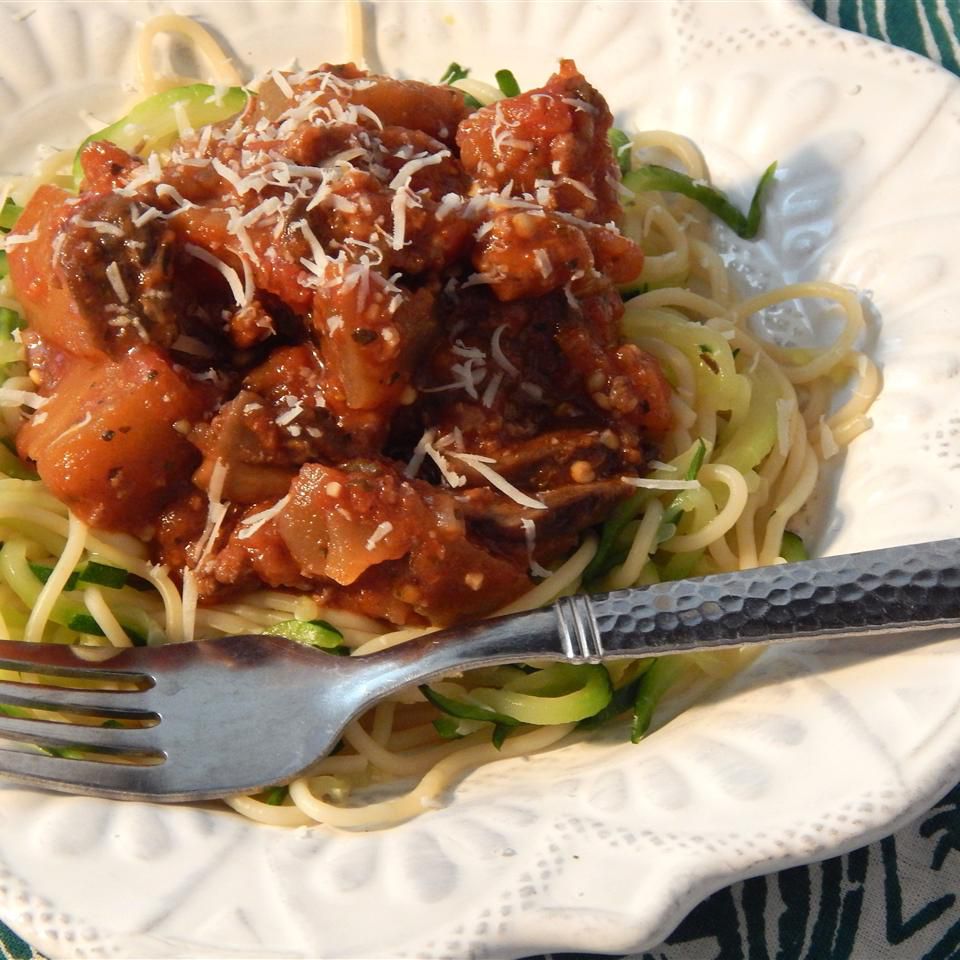 Hearty Eggplant Bolognese
