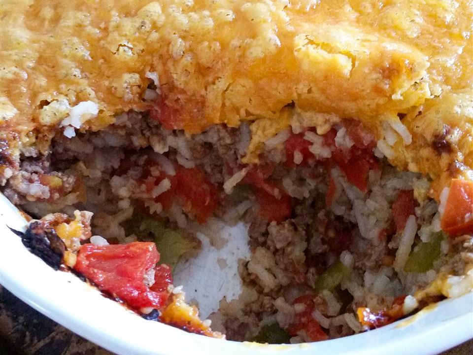 Hearty Ground Beef and Rice Casserole