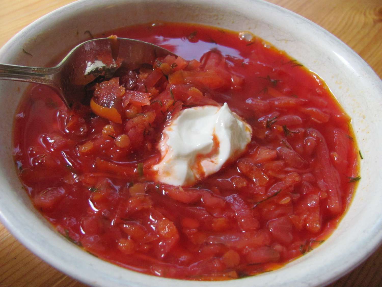 Hearty Vegetarian Borscht
