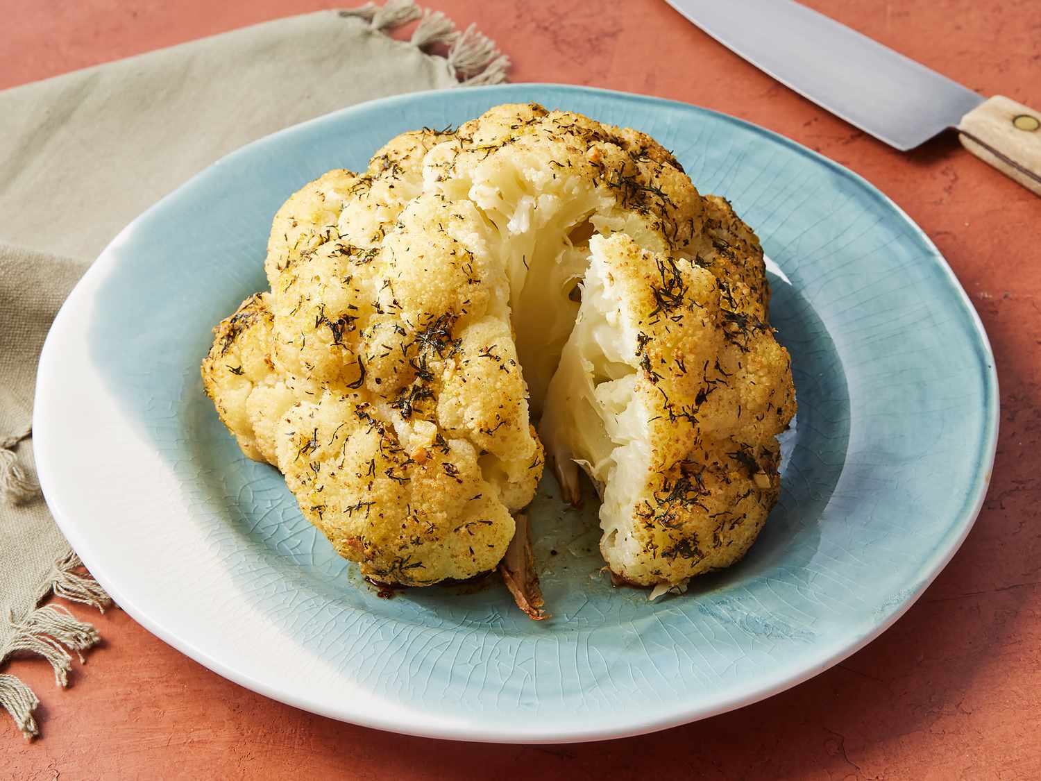 Herb-Butter Roasted Cauliflower