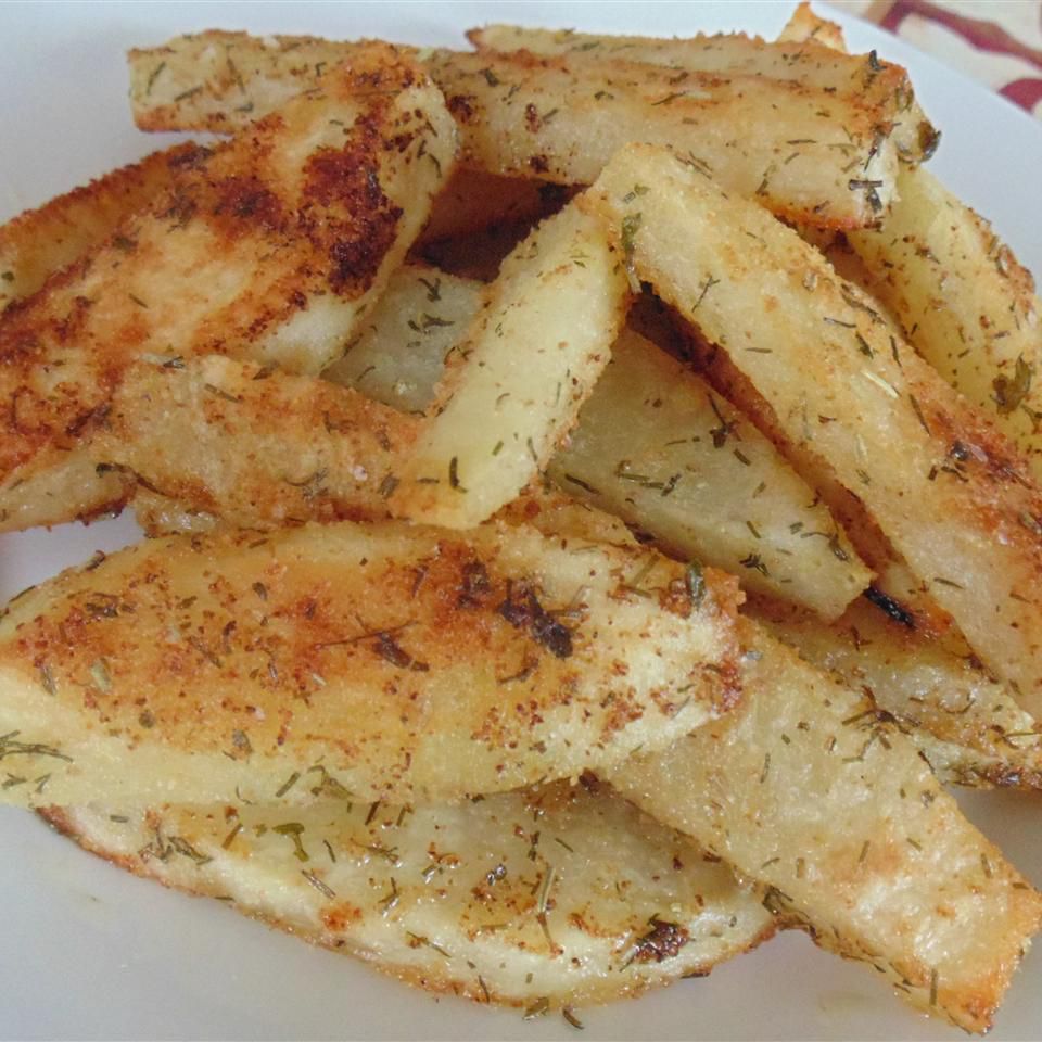 Herb-Infused Baked Potato Wedges