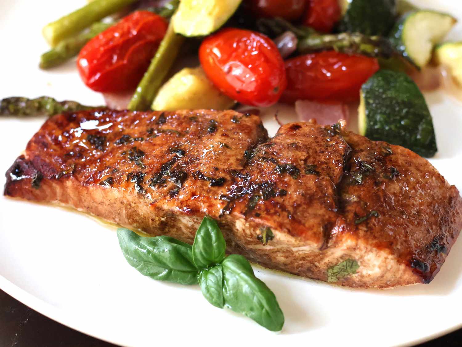 Herb-Infused Balsamic Salmon