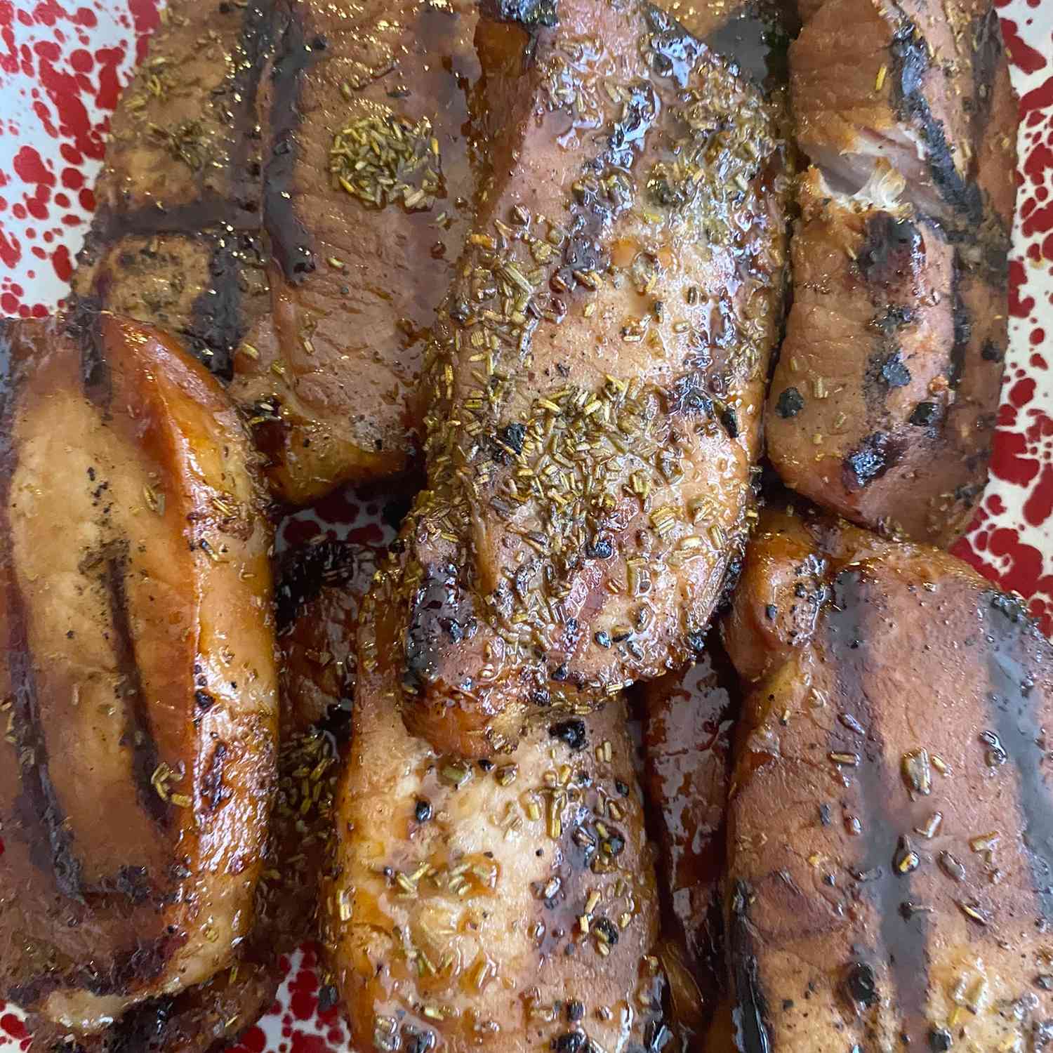Herb Infused Grilled Pork Chops