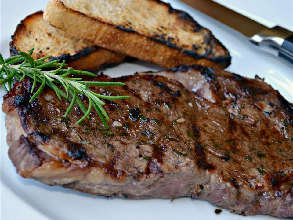 Herb-Infused Italian Ribeye Steak