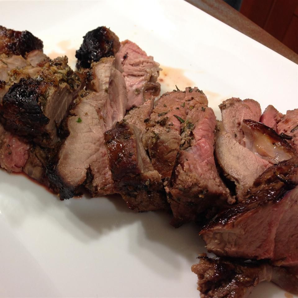 Herb-Marinated Roast Leg of Lamb