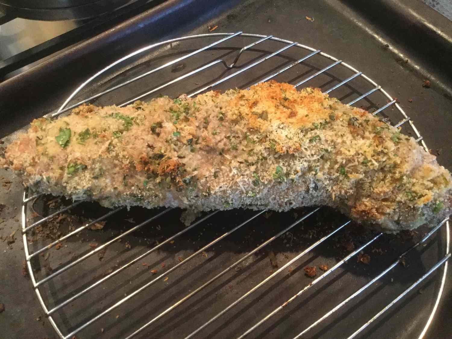 Herb Parmesan Crusted Pork Tenderloin