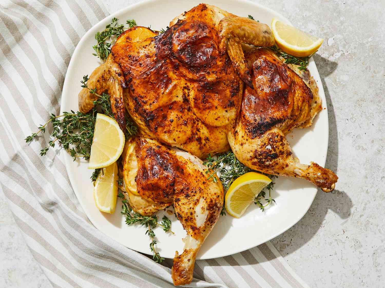 Herb-Seasoned Roasted Chicken