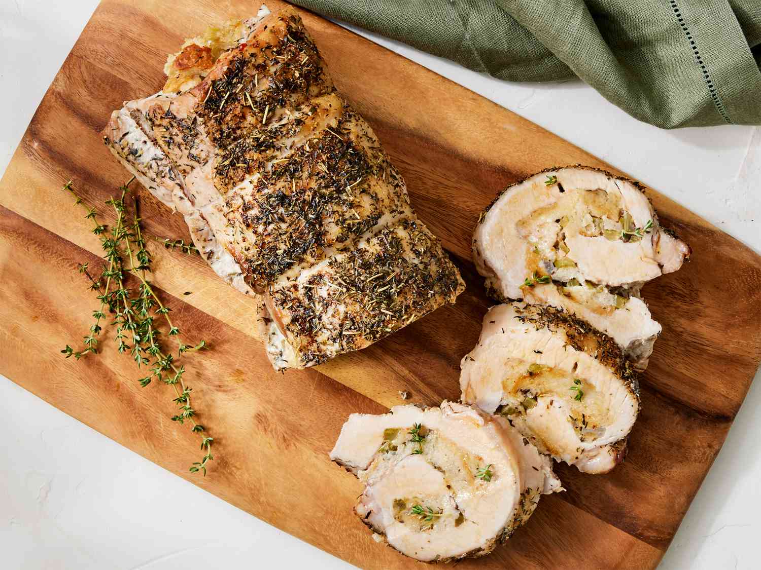 Herb-Stuffed Pork Loin