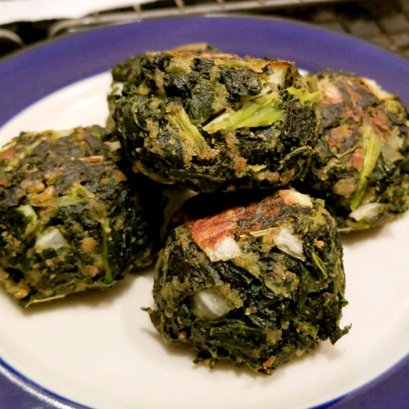 Herbed Spinach and Kale Bites
