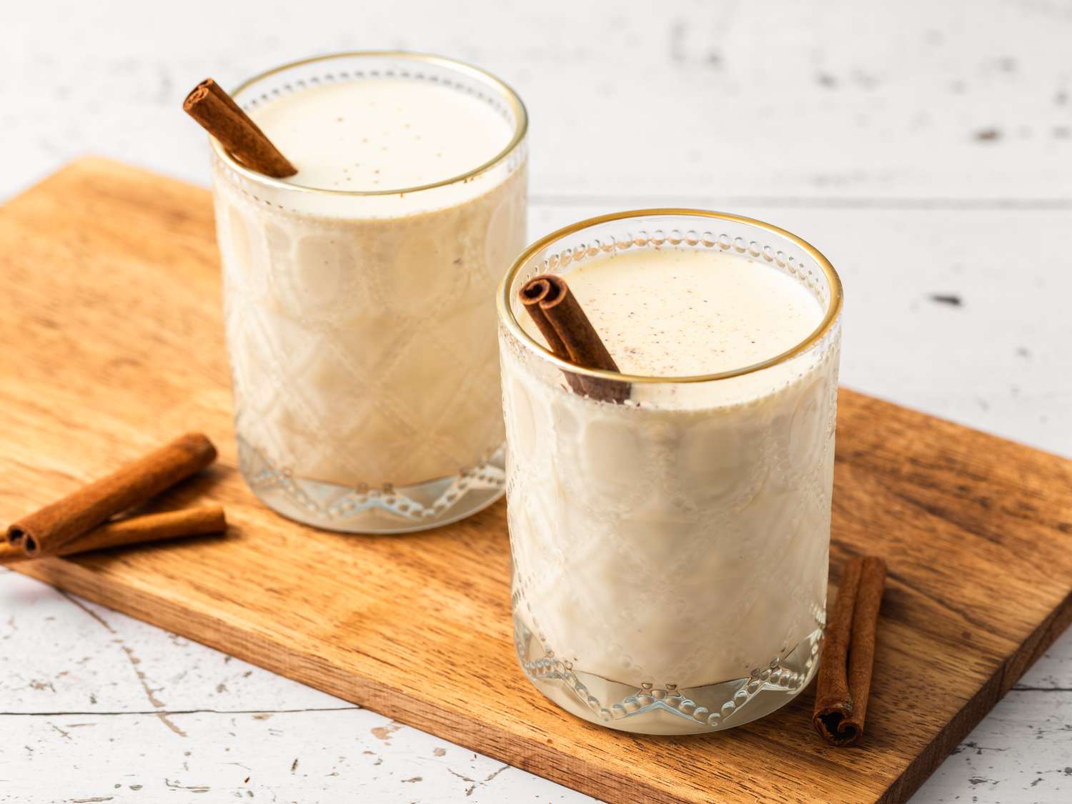 Homemade Eggnog with Warm Spices