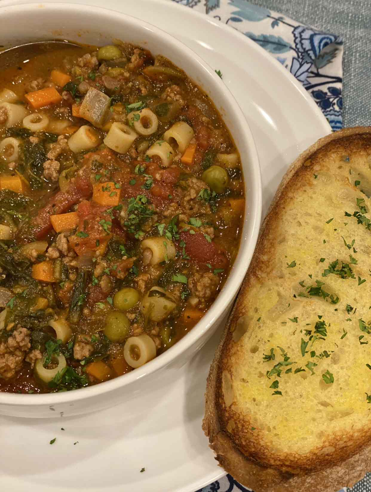 Homemade Minestrone Soup