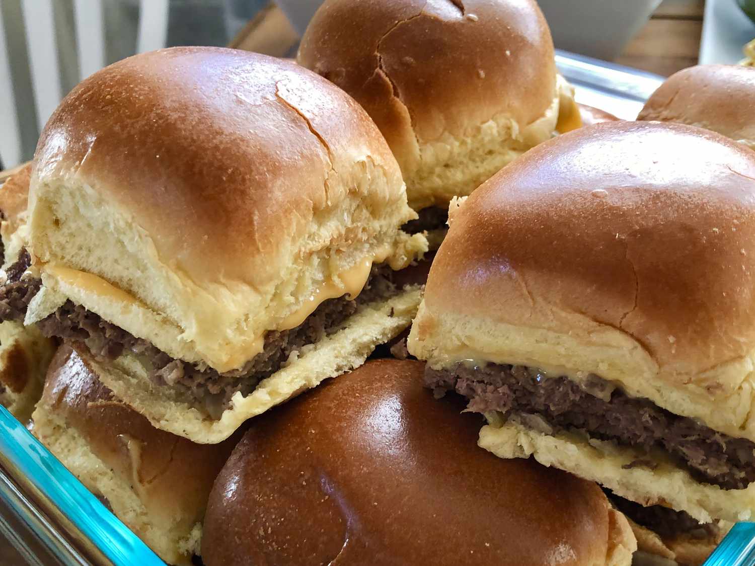 Homemade White Castle-Style Hamburgers