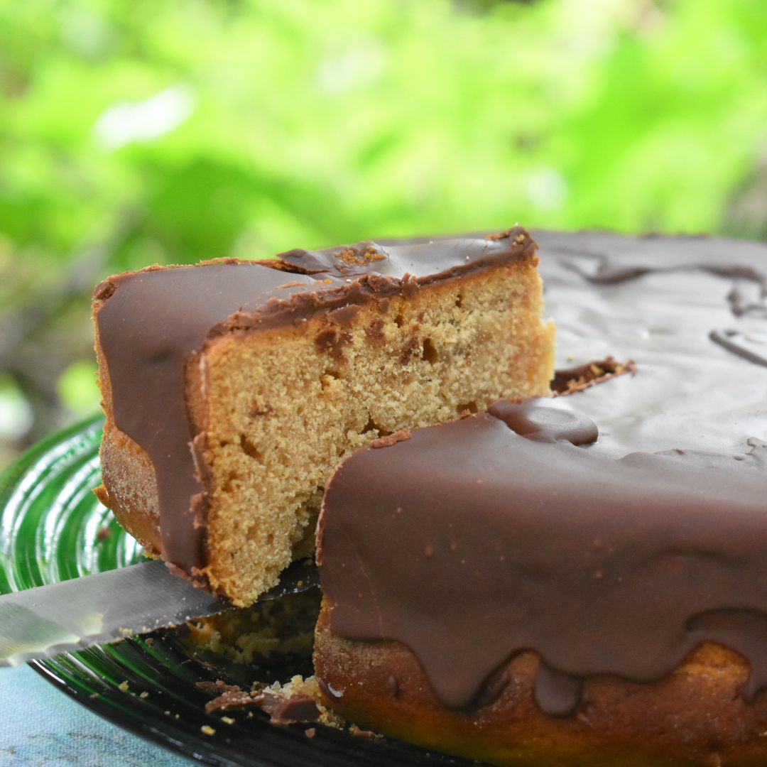 Honey Cake with Chocolate Glaze