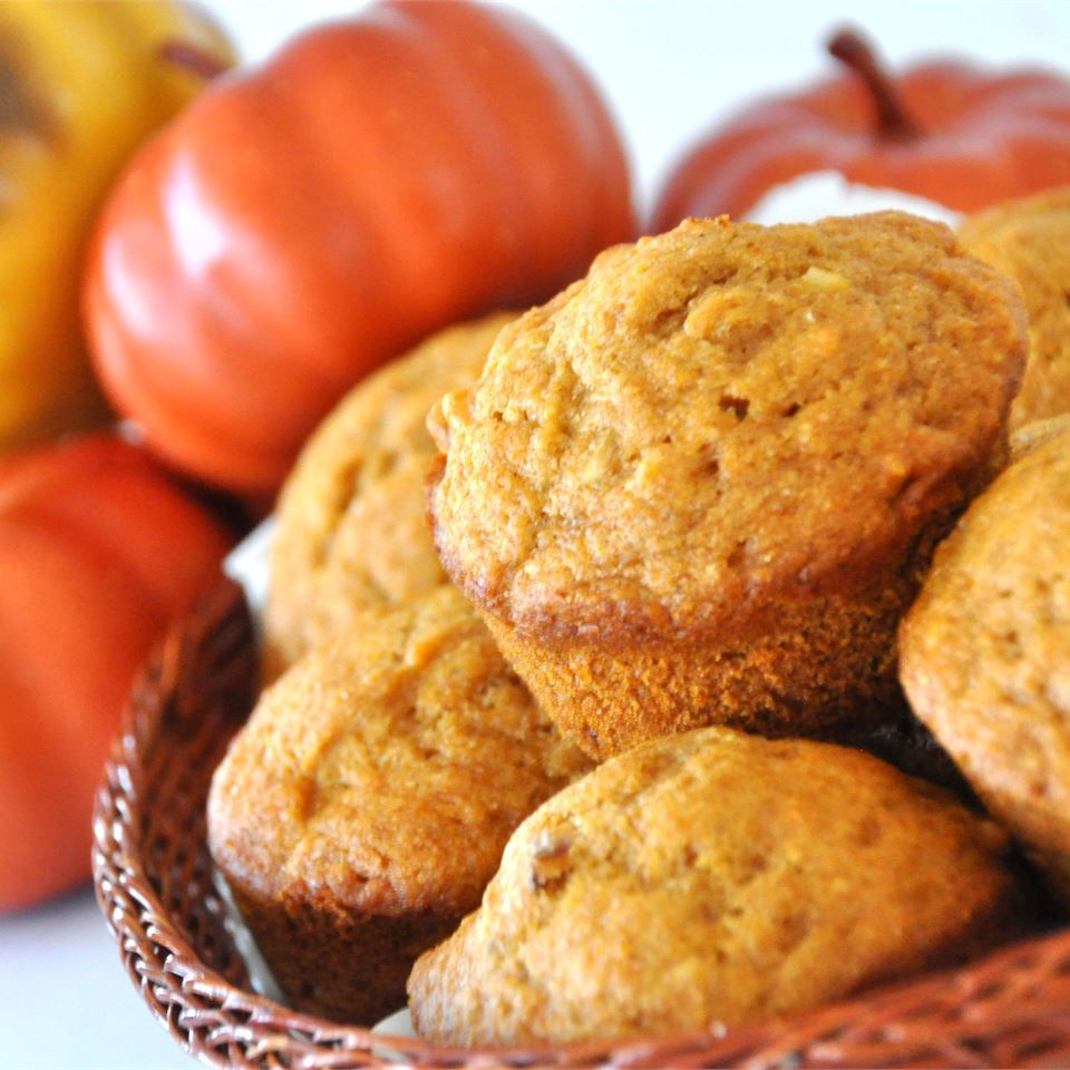 Honey Pumpkin Wheat Muffins