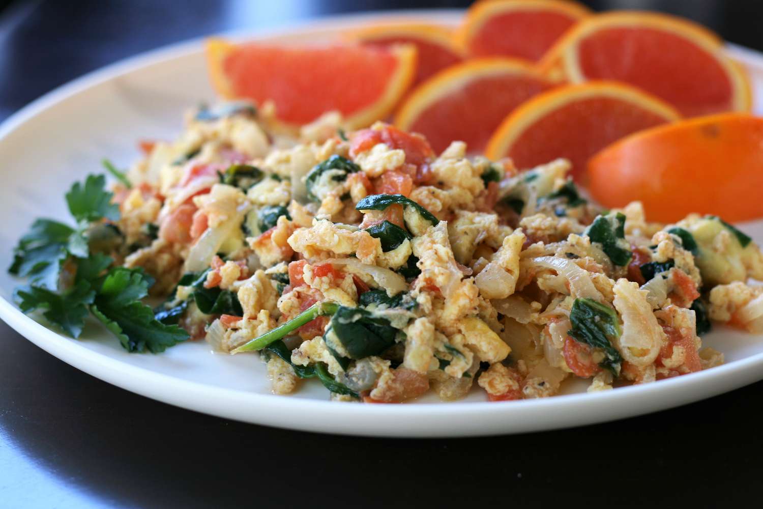 Indian Spiced Scrambled Eggs
