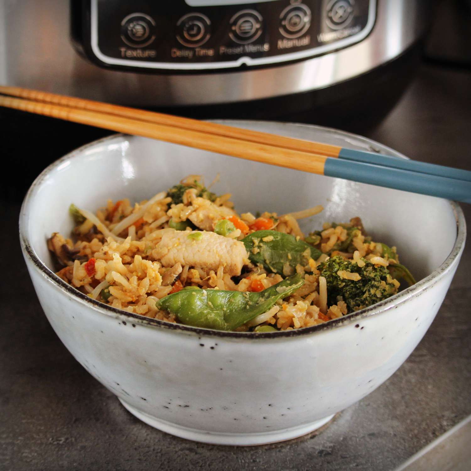 Instant Pot Chicken Fried Rice Bowl