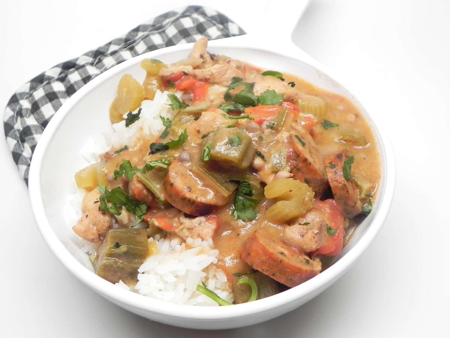 Instant Pot Chicken Sausage Gumbo
