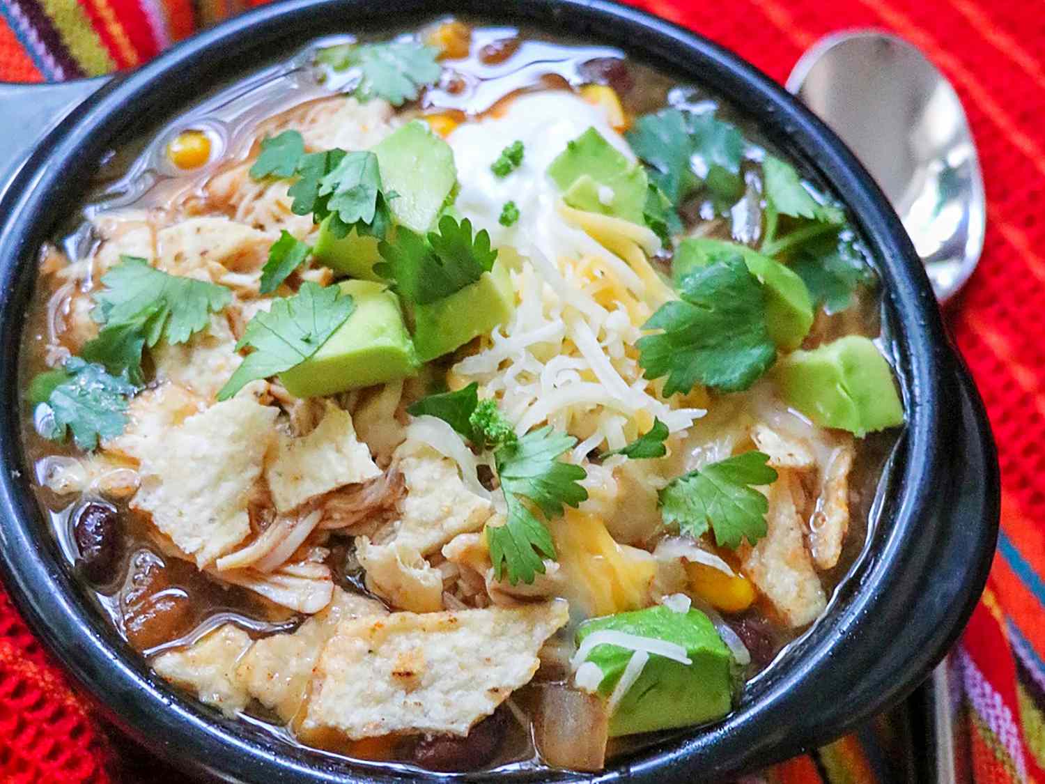 Instant Pot Chicken Tortilla Soup