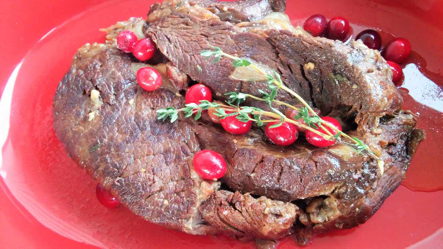 Instant Pot Cranberry Thyme Roast