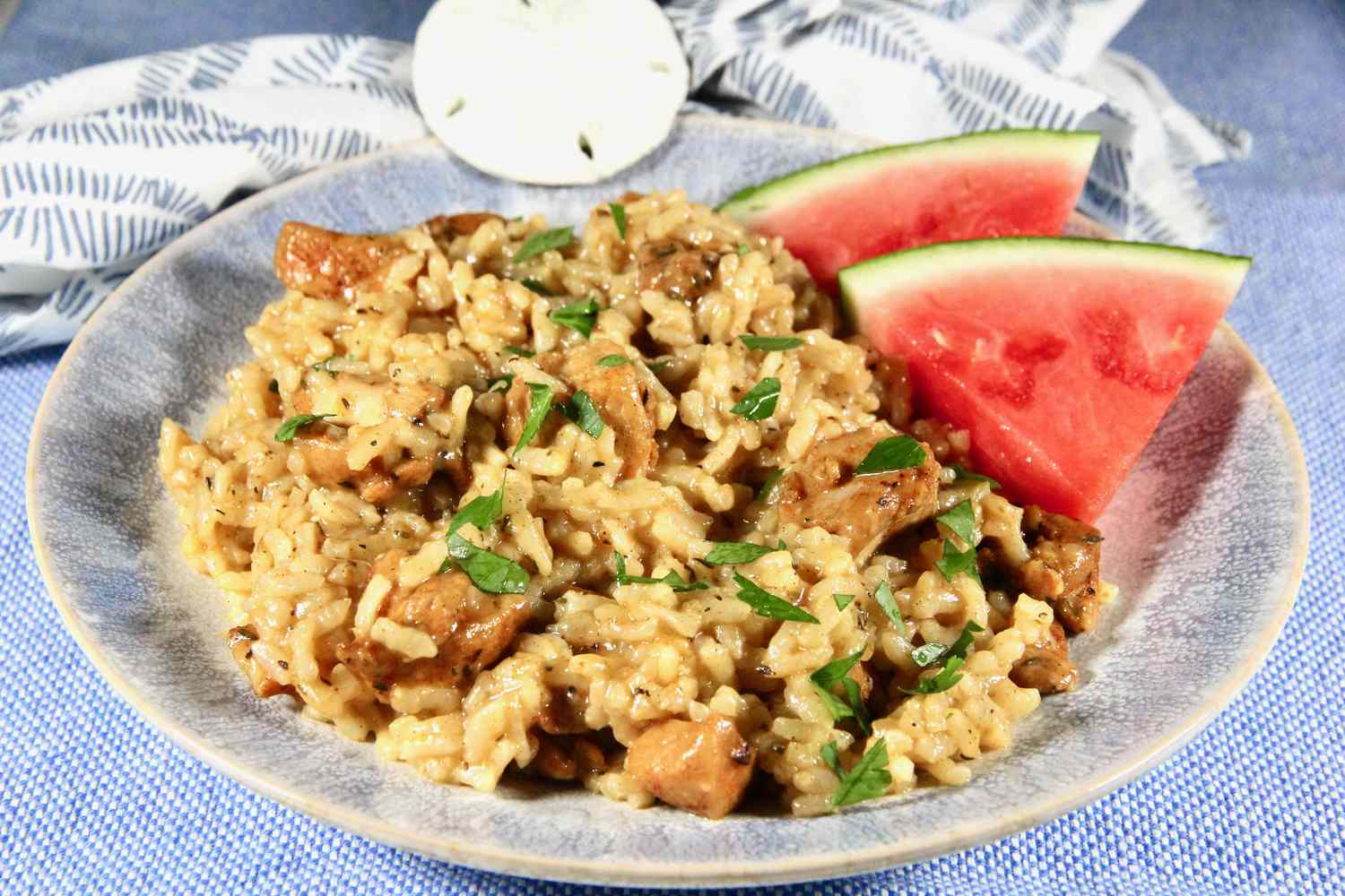 Instant Pot Creamy Chicken Risotto