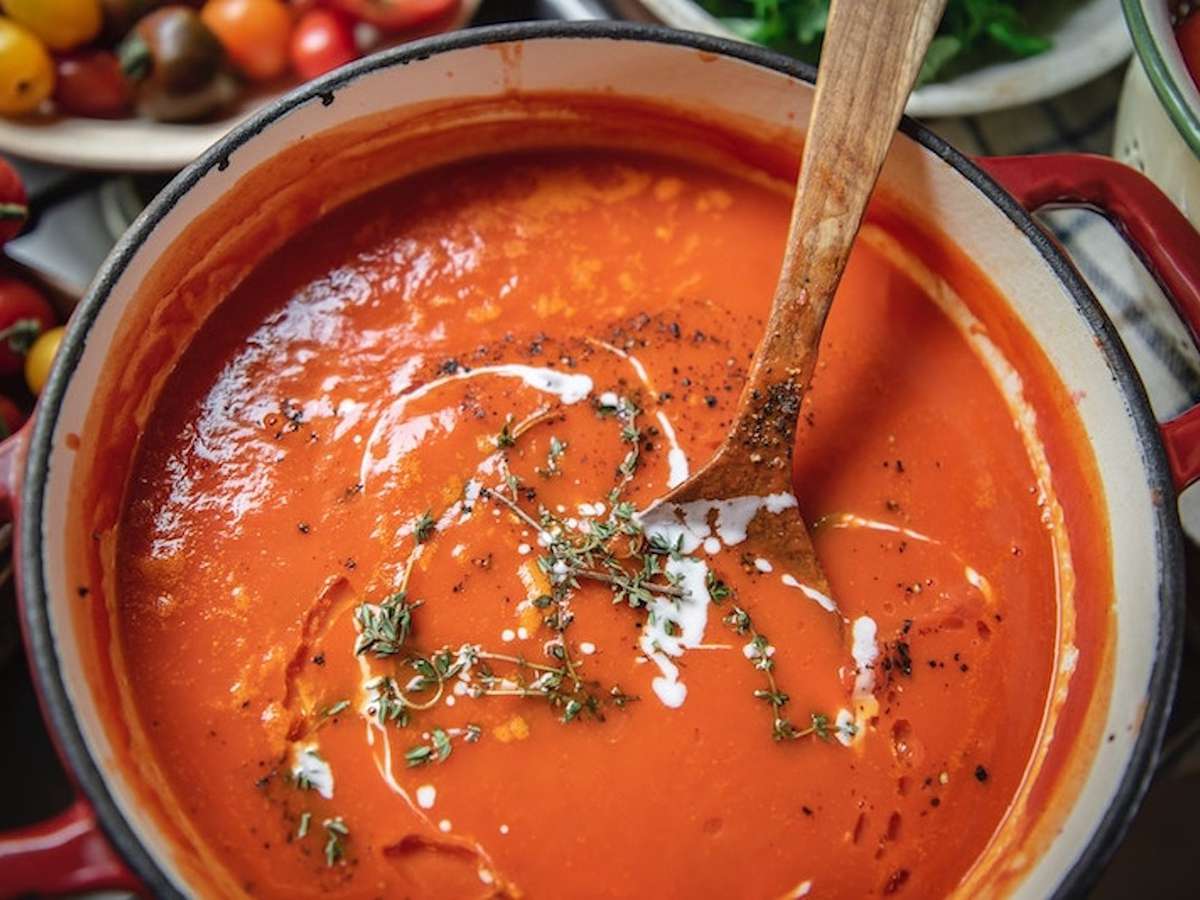 Instant Pot Creamy Tomato Soup
